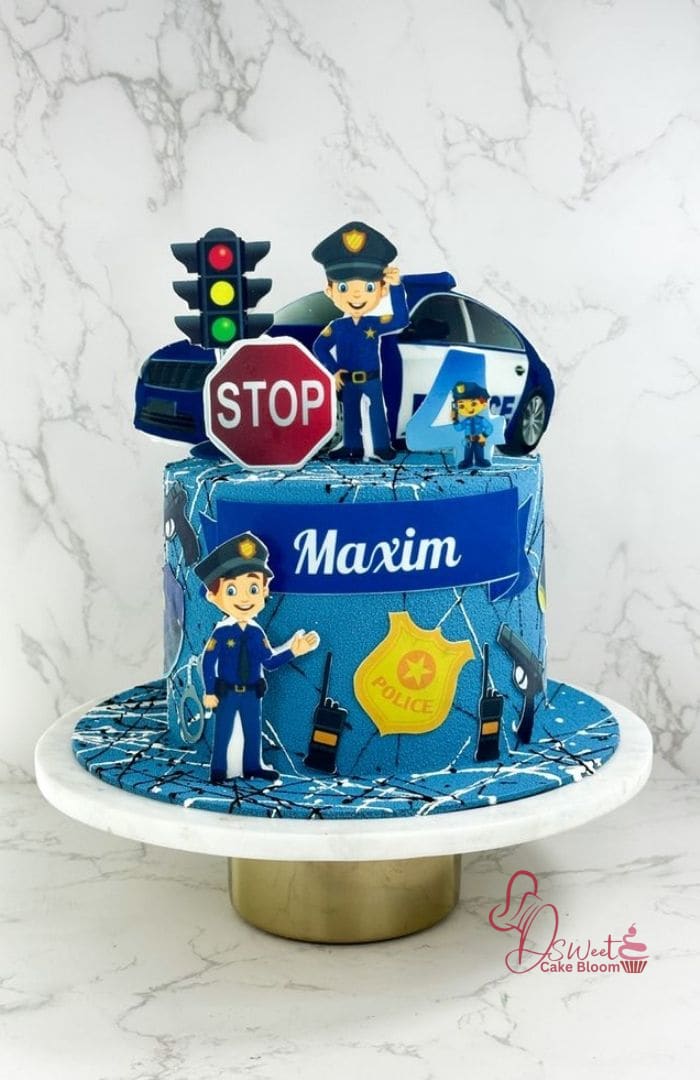 Traffic Police Professional Cake